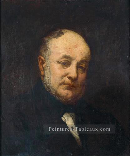 portrait de larchitecte Émile gilbert figure peintre Thomas Couture Peintures à l'huile